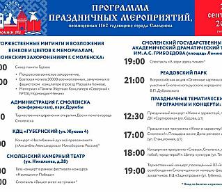 На этой неделе Смоленская область отмечает значимые исторические события