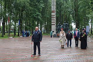 В Ельне отметили День рождения Советской гвардии