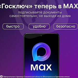 «Госключ» теперь в MAX!
