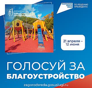 Голосуй за благоустройство!