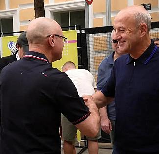 Заместитель председателя Государственной Думы, президент Федерации настольного тенниса России Александр Бабаков посетил Смоленск в День молодежи
