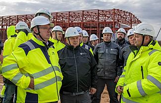 На стройплощадку Смоленской АЭС-2 поставлены первые модули трансформаторной подстанции