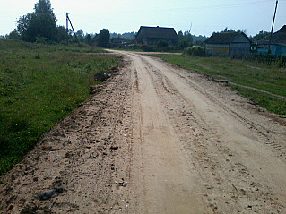 В Липне отремонтировали участок автодороги