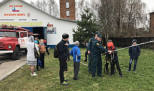 День открытых дверей в 29-й пожарно-спасательной части города Ельни