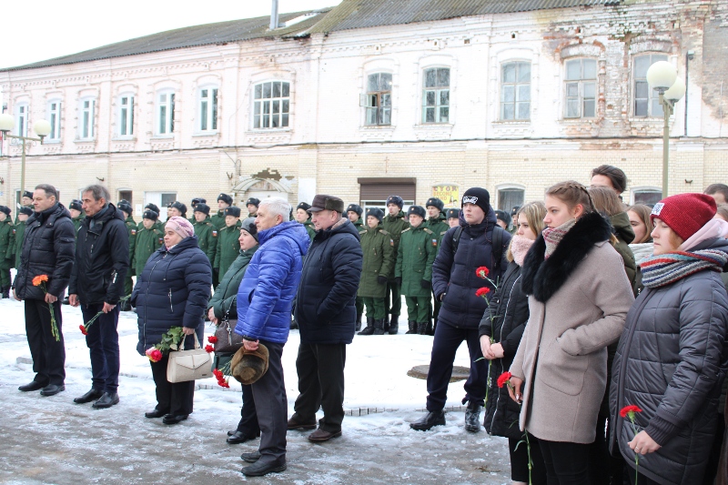 на митинге