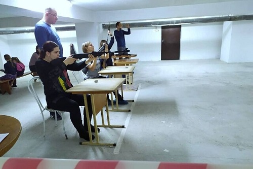 Женщины отстрелялись