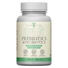 Пребиотики и пробиотики для кишечника в капсулах, 60 капсул