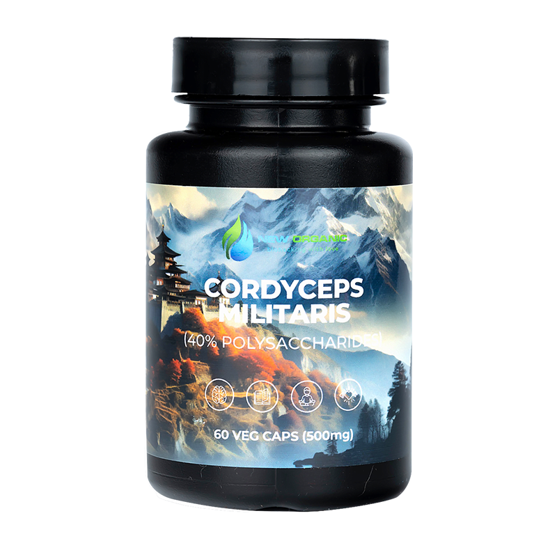 КОРДИЦЕПС 40% 60 ВЕГЕТАРИАНСКИХ КАПСУЛ ПО 500 MG