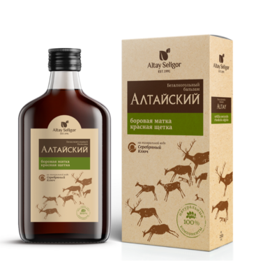 Алтайский бальзам с боровой маткой и красной щеткой