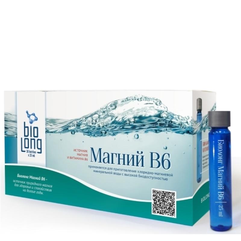 Биолонг Магний В6 курс на 30 дней