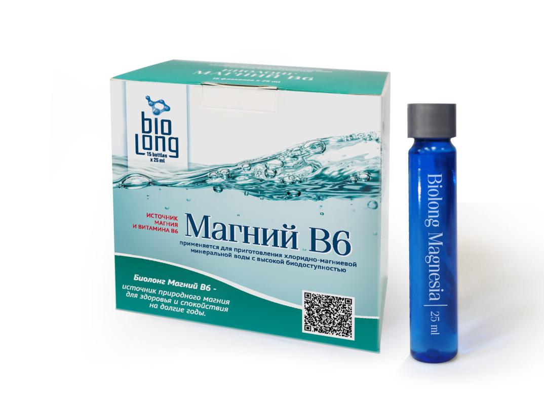 Биолонг Магний В6 курс на 15 дней