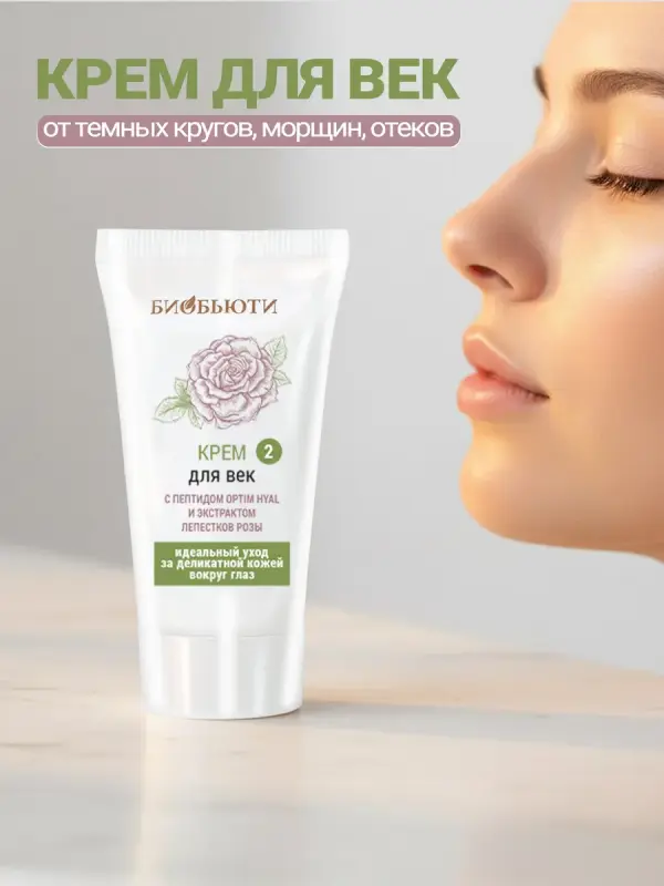 Крем «ДЛЯ ВЕК» от темных кругов отеков и мешков
