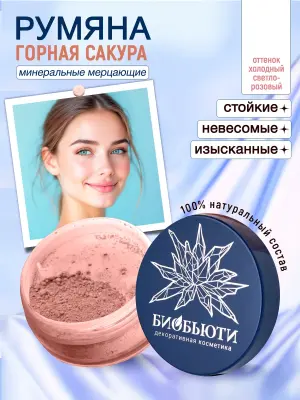 Минеральные румяна для лица