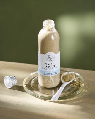 Растительная очищающая маска для жирной и комбинированной кожи лица «Мята &amp; Мелисса»