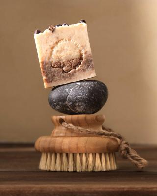 Мыло ручной работы на отваре «Можжевельник &amp; Эвкалипт»