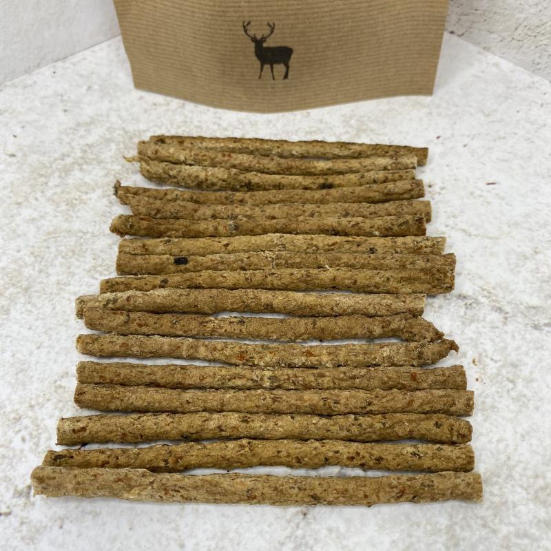 Колбаски Оленина с морковью