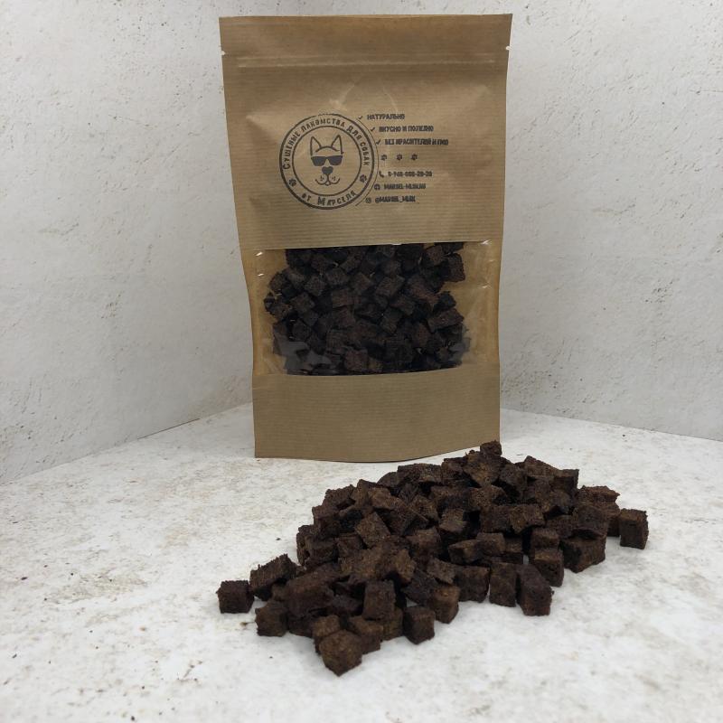 Печеньки мясные с Сердцем+Морковь+Яблоко кубик 1/1см