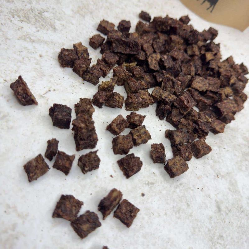 Печеньки мясные с Легким+Морковь+Яблоко кубик 1/1см - 0.5 кг