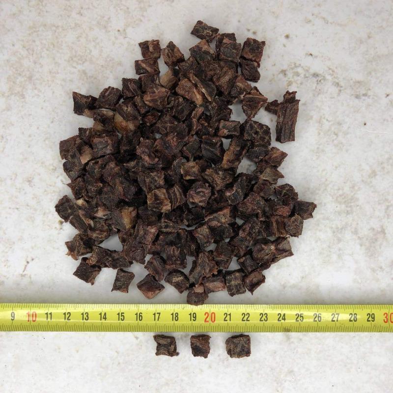 Мясные стрипсы оленя кубик 1/1 100гр.