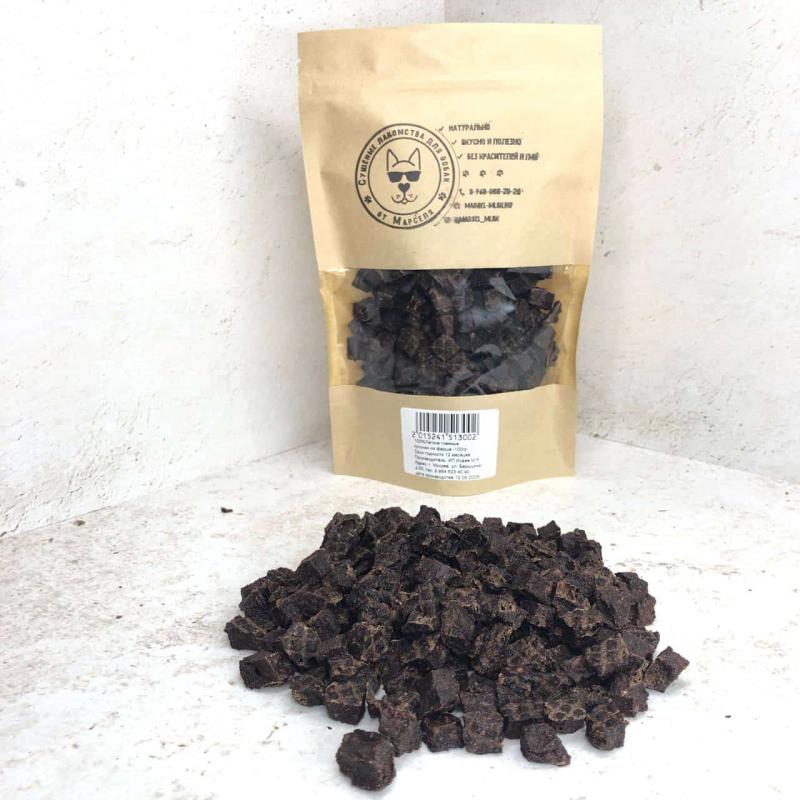 Легкое говяжье кусочки из фарша 1/1 см - 300 гр.