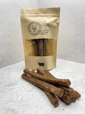 Брусочки из бараньего корня с говяжьим фаршем из ракушек