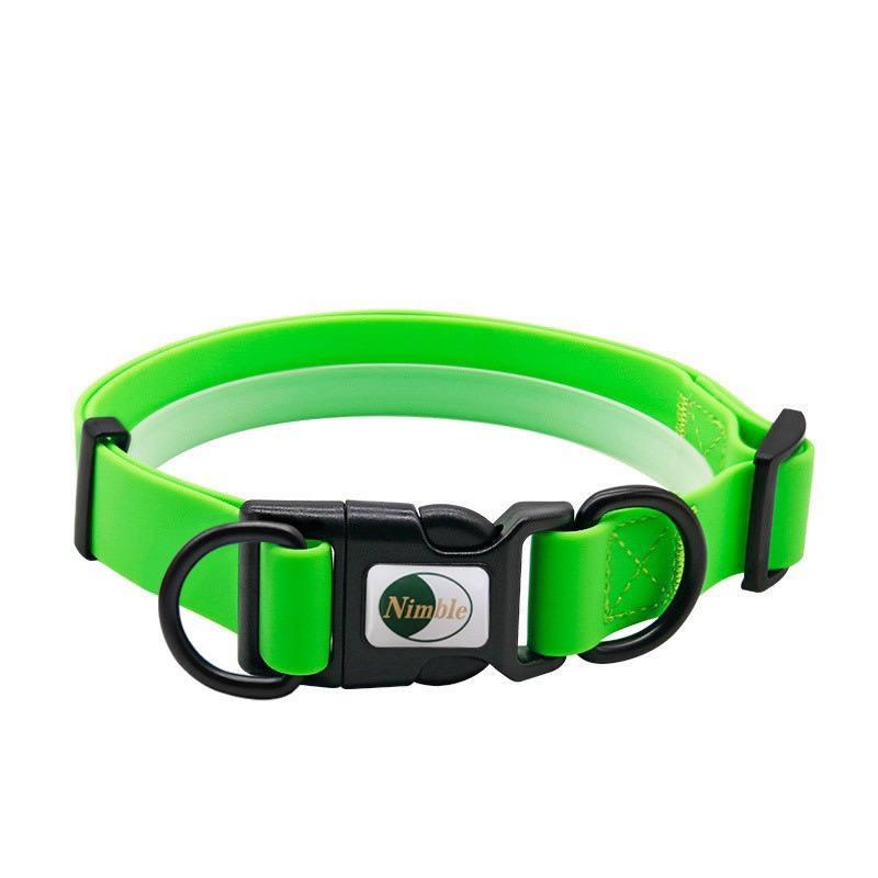 Биотановый ошейник S (обхват 24-36см ширина 15мм) - Green