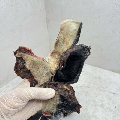 Нос говяжий с шерстью половинки - 500 гр.