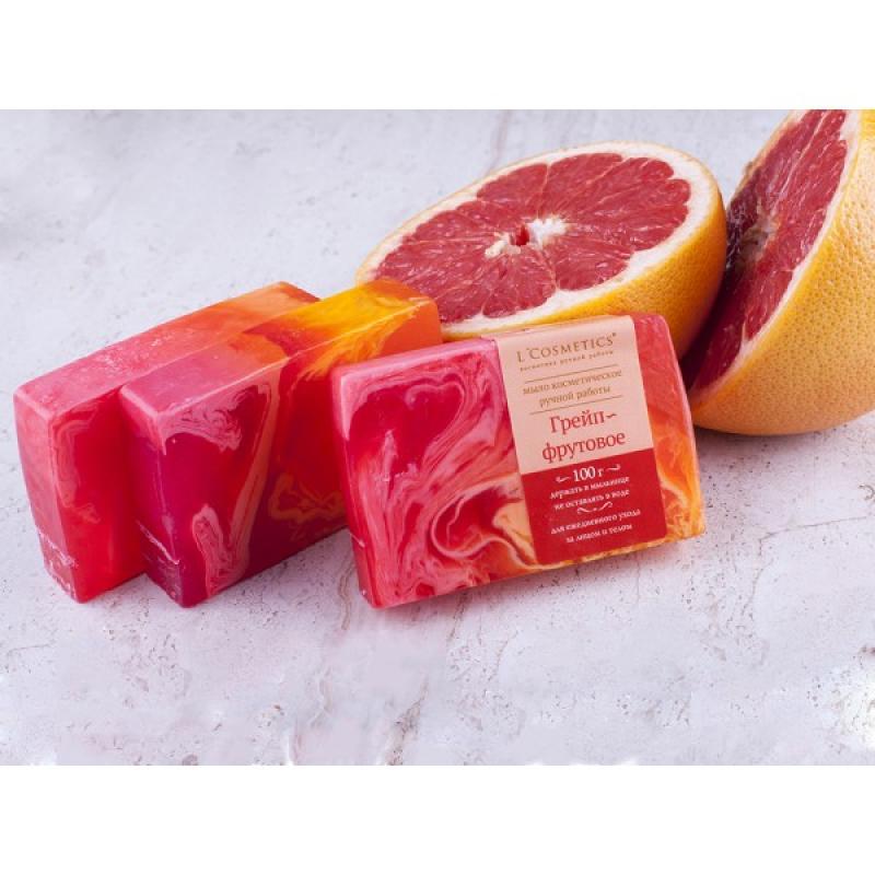 Мыло ручной работы «Грейпфрутовое» 100 г