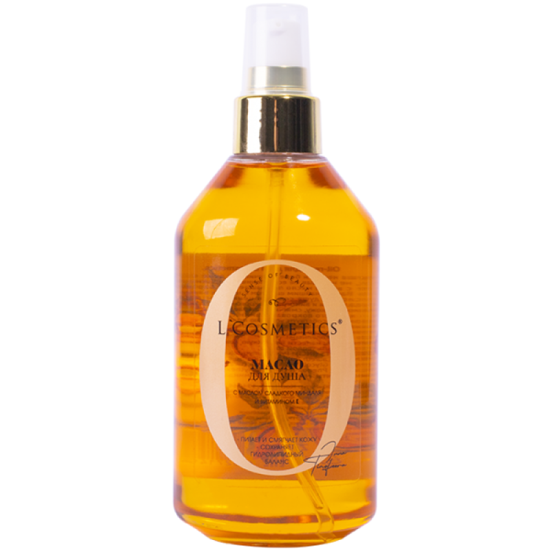 Масло для душа Sense of Beauty с маслами сладкого миндаля, виноградной косточки 250 мл