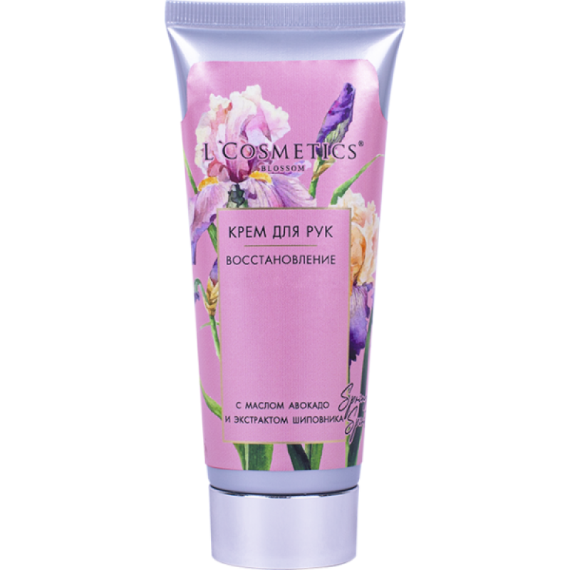 Крем для рук серии Spring Spirit «Восстановление» с маслом авокадо и экстрактом шиповника 75 мл