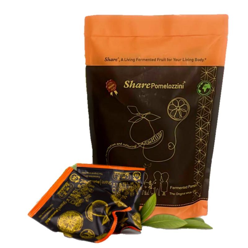 Share, Ферментированный помело Pomelozzini, 22 шт: : пробиотик, пребиотическая клетчатка, антиоксидант, польза для кишечника и поддержка иммунной системы, идеальный компонент диеты