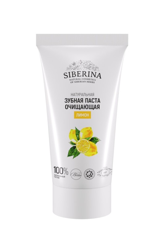 Зубная паста очищающая "Лимон"