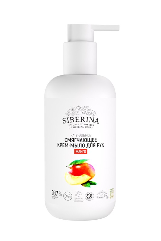 Крем-мыло смягчающее для рук "Манго"