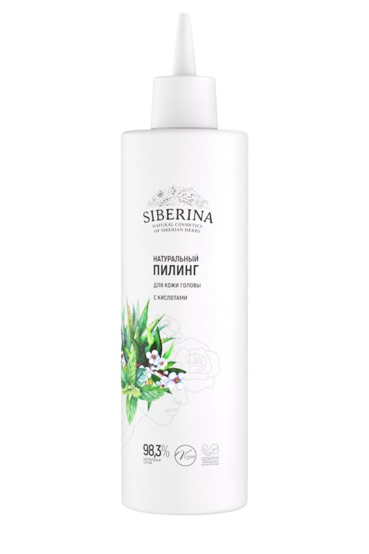 Натуральный пилинг для кожи головы с кислотами