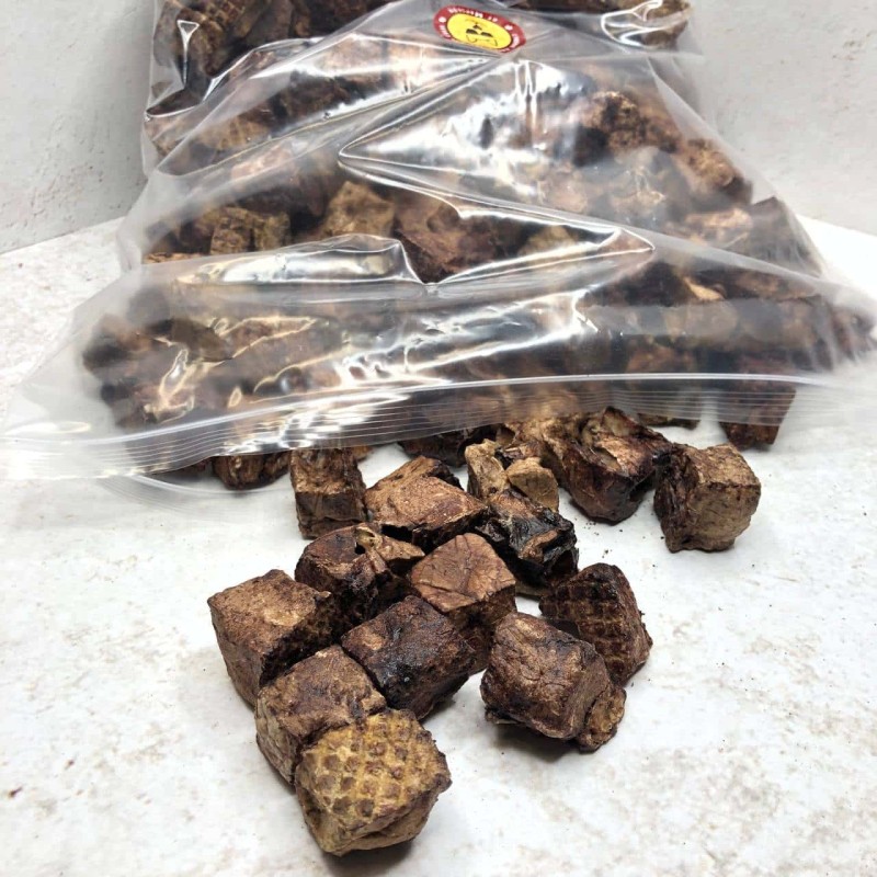 Легкое говяжье кусочки 2/2см - 100 гр.