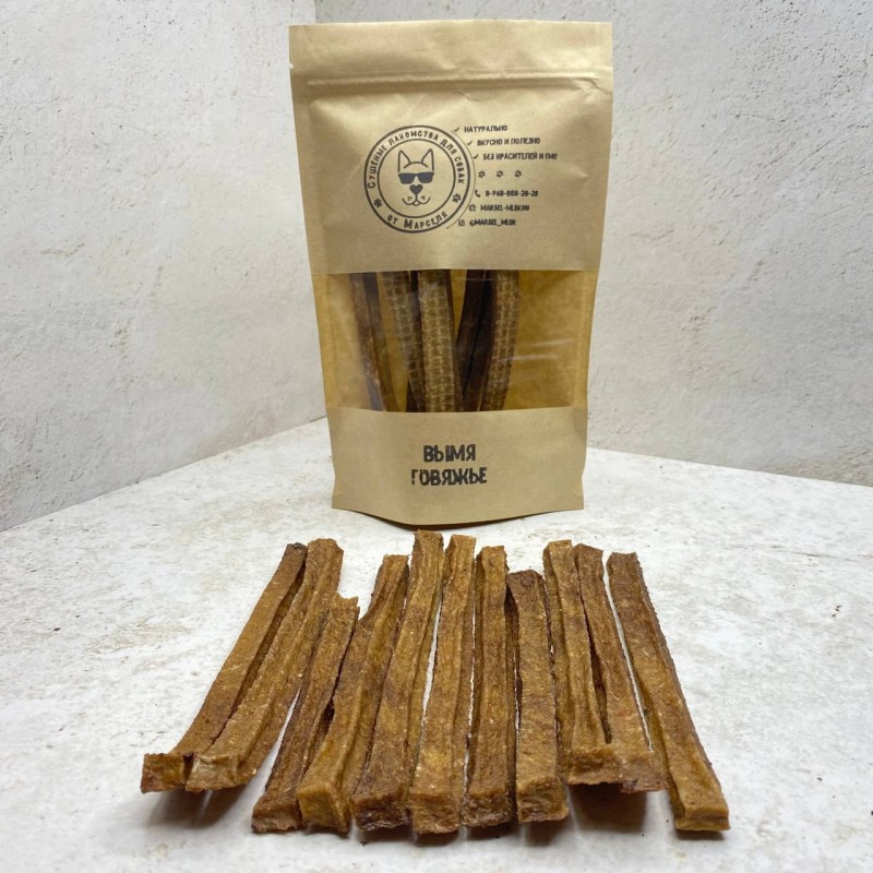 Вымя говяжье полоски 200гр.