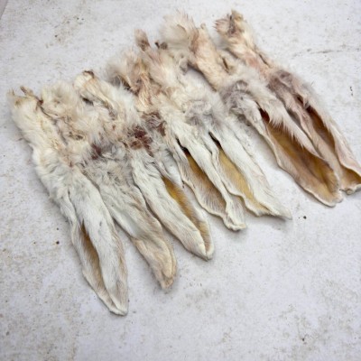 Уши кролика не очищенные - 100 гр.