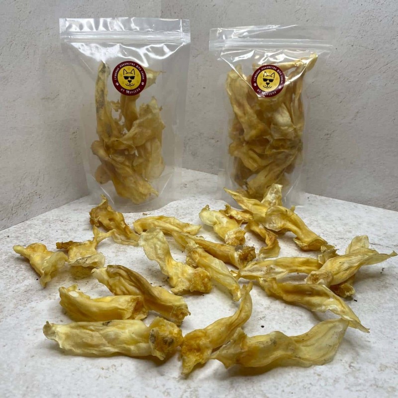 Уши кролика очищенные 50гр.