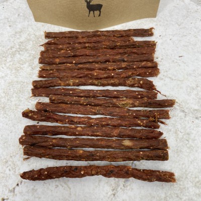 Колбаски Оленина с лососем - 1000 гр