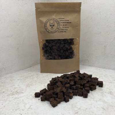 Печеньки мясные с Сердцем+Морковь+Яблоко кубик 1/1см