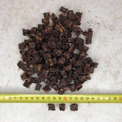 Мясные стрипсы оленя кубик 1/1 100гр.