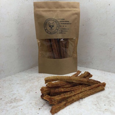 Брусочки из индейки с кабачком и лососевым маслом 100гр.