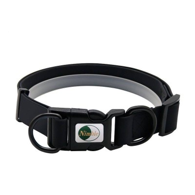 Биотановый ошейник M (обхват 30-47см ширина 20мм) - Black