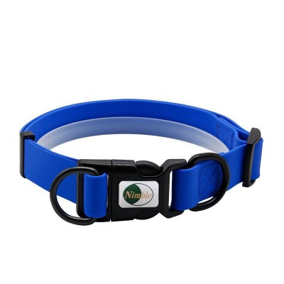 Биотановый ошейник M (обхват 30-47см ширина 20мм) - Blue