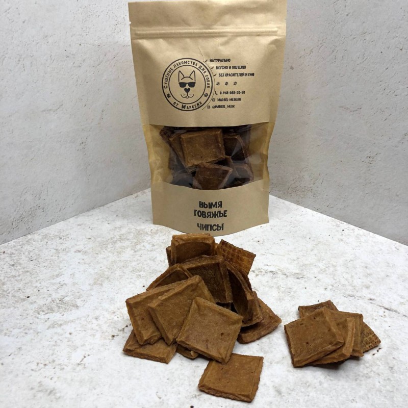 Вымя говяжье чипсы (Копировать) - 300 гр.