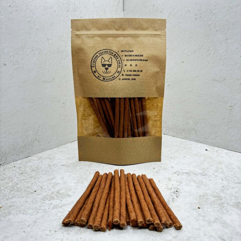 Колбаски из Оленины с карельской форелью