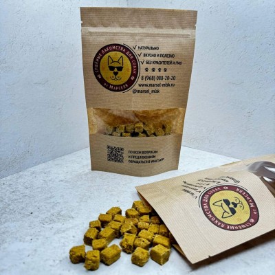 Кубик сырный с легким говяжьим 1/1см - 500 гр.