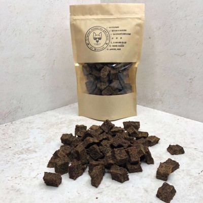 Печеньки в форме кубика - Рубец говяжий/Рис/морковь/легкое