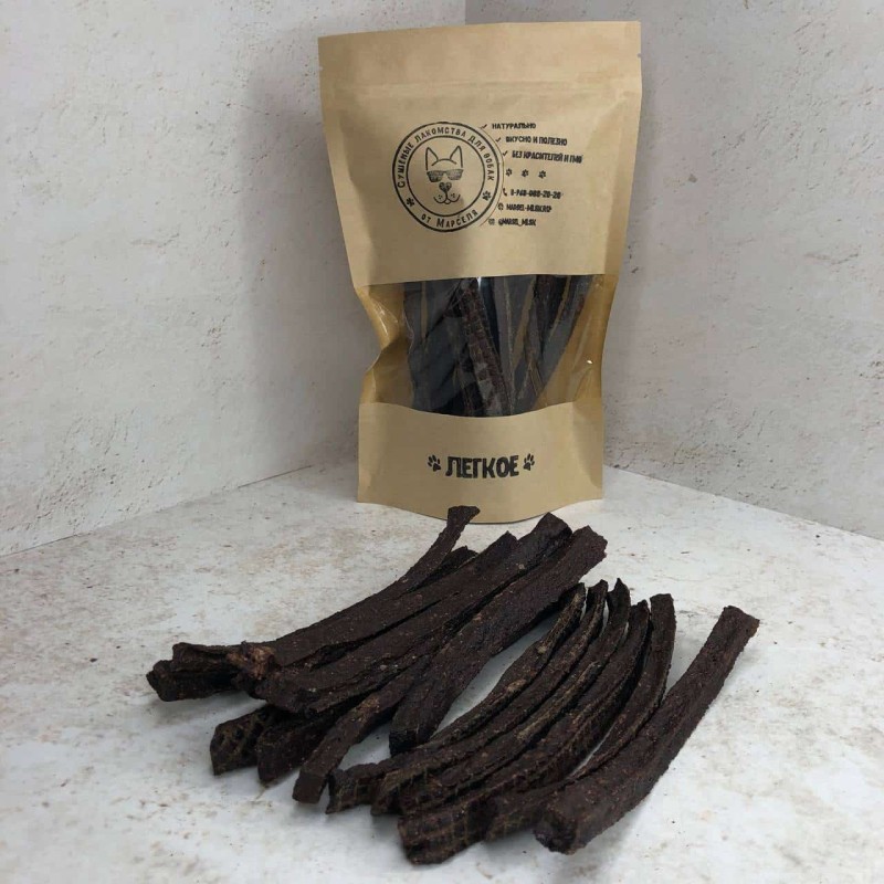 Легкое говяжье брусочки из фарша - 100 гр.