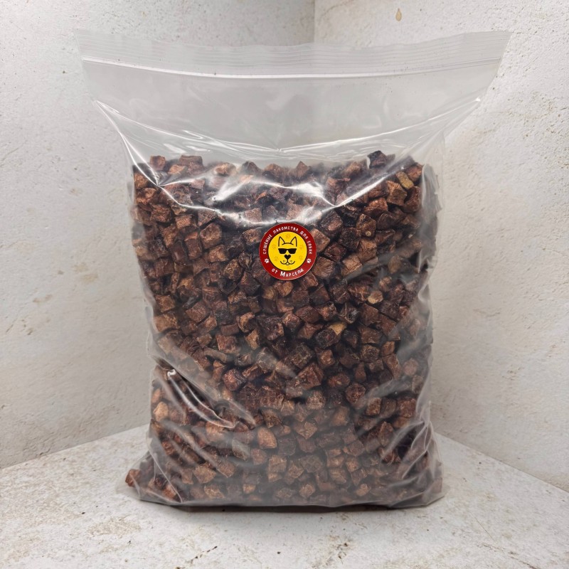 Легкое конское кусочки 1:1см - 1000 гр.